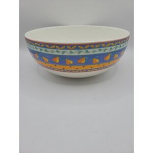 Vista Alegre Portugal Fruit Fantasy 10 1/8" Serving Bowl - Stained‎ Crazing